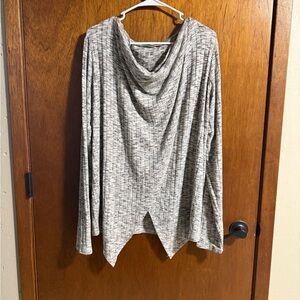 Maurices Gray Cowl Neck Sweater